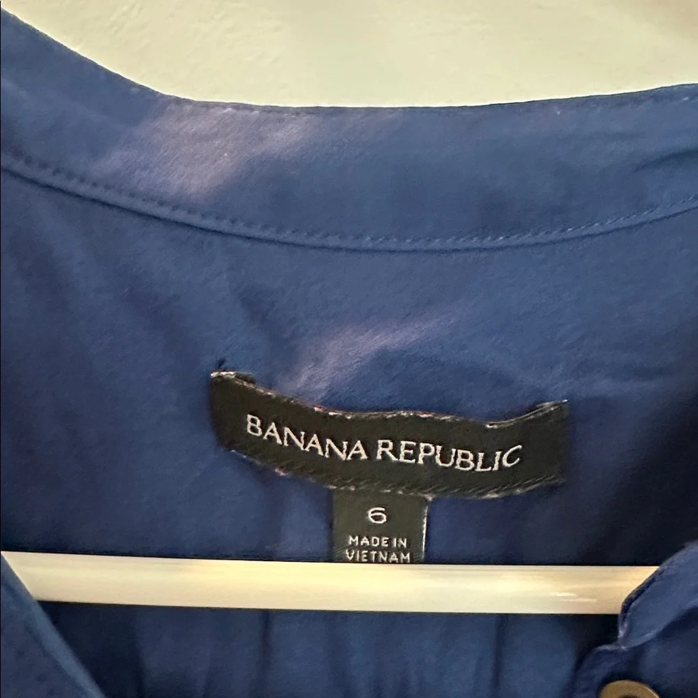 Banana Republic Navy Sleeveless Tiered Maxi Dress - Picture 2 of 7